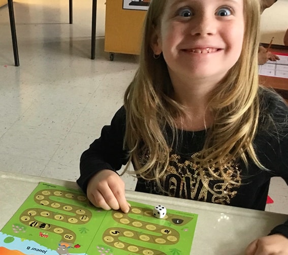 girl staring at camera