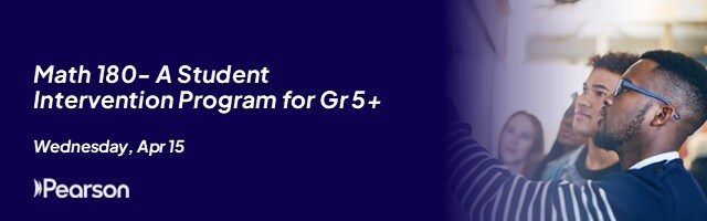 Math 180- A Student Intervention Program for Gr 5+