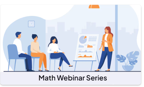 An advertisement for Mathology.ca featuring digital and print math resources. On the left, a laptop and tablet display the Mathology online platform. On the right, an array of Mathology products is shown, including Little Books, Practice Workbooks, Math Mats, and Activity Kits for various grade levels. The banner headline says: “Inspiring Positive Math Stories” with a call to action for a free 30-day trial at Pearson Canada’s website.