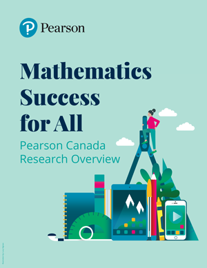 Cover - Pearson Canada Mathematics Learning Progression